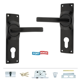 M1A50 - Lockset Euro Black -M1A50_o_T
